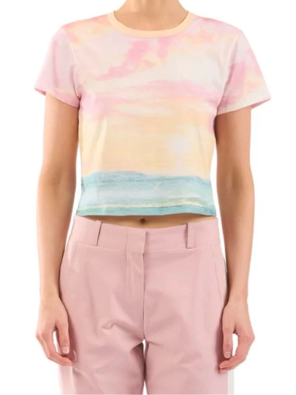 LE SUPERBE SPARKLING SURFER TEE- SIZE L- WORN ONCE!